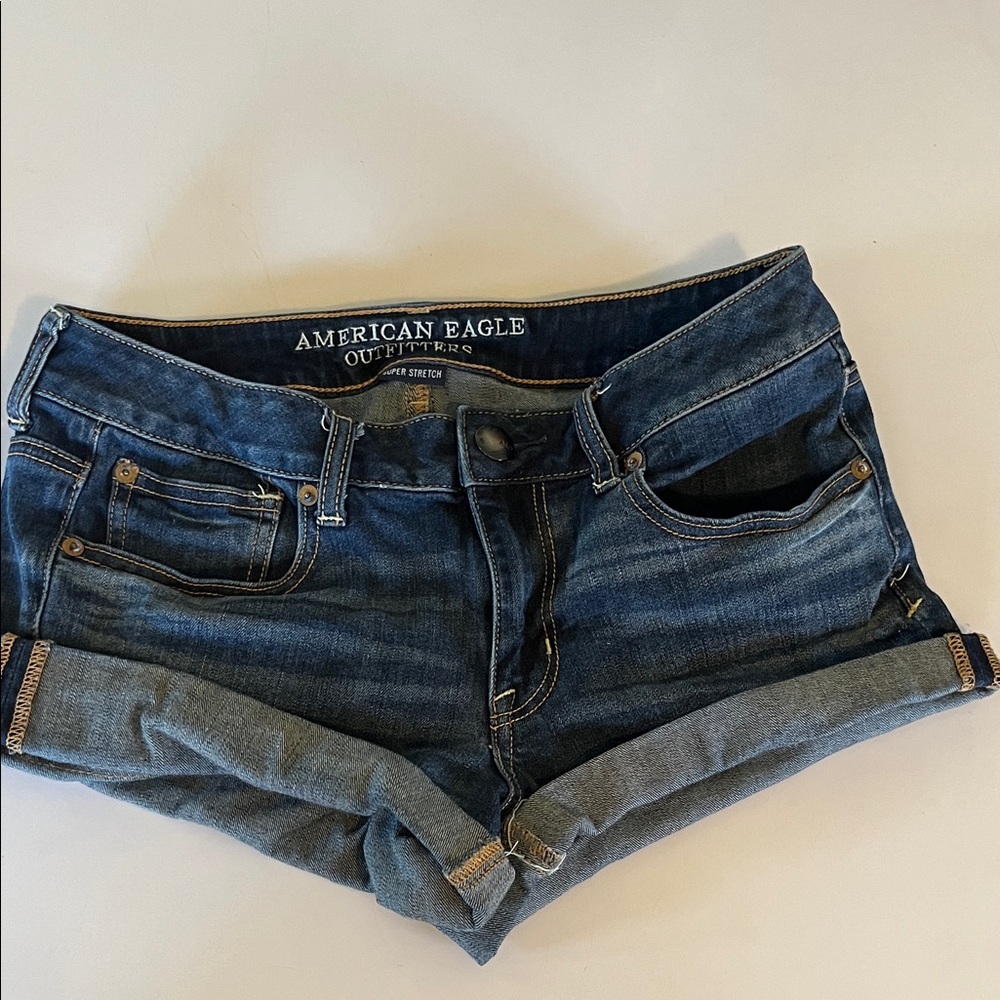 American Eagle Outfitters Dark Blue Super Stretch Denim Jeans